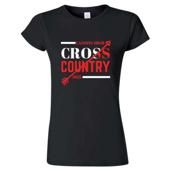 Lansing Cross Country - Softstyle® Women’s T-Shirt Thumbnail