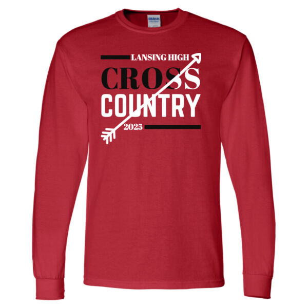 Lansing Cross Country - DryBlend® 50/50 Long Sleeve T-Shirt Thumbnail