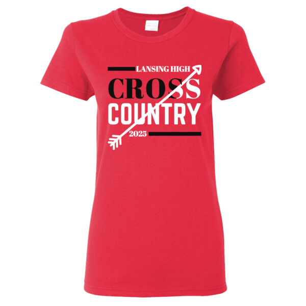 Lansing Cross Country - Heavy Cotton™ Women’s T-Shirt Thumbnail